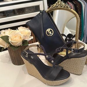 Michael Kors Wedges & Wristlet
